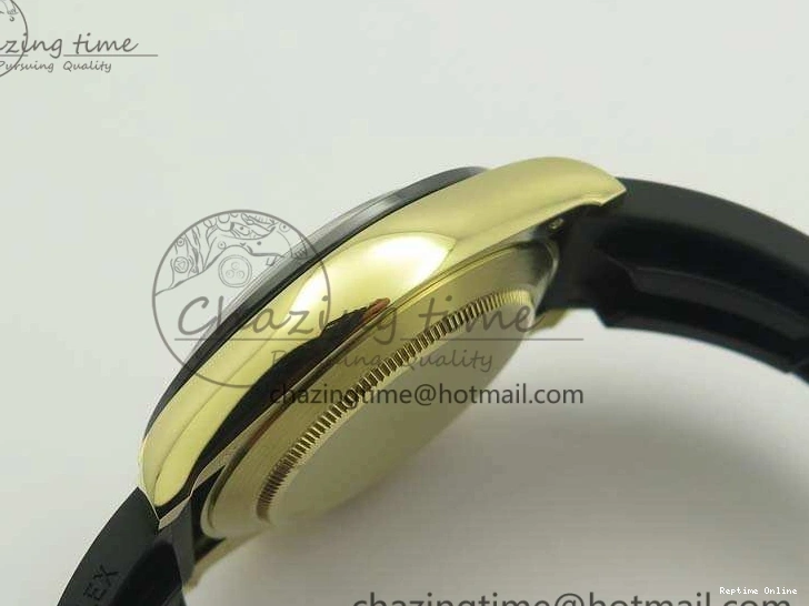 0109 Tailored Daytona 116518 LN YG ARF 1:1 Best Edition Black Dial On Rubber Strap A4130 Super Clone 3479